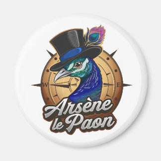 Magnet Farbe "Arsene der Pfau"