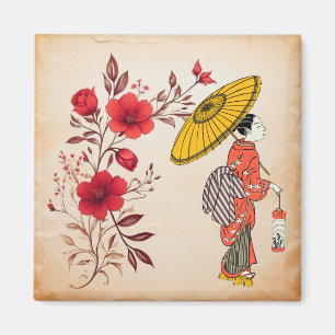Magnet féminin asiatique