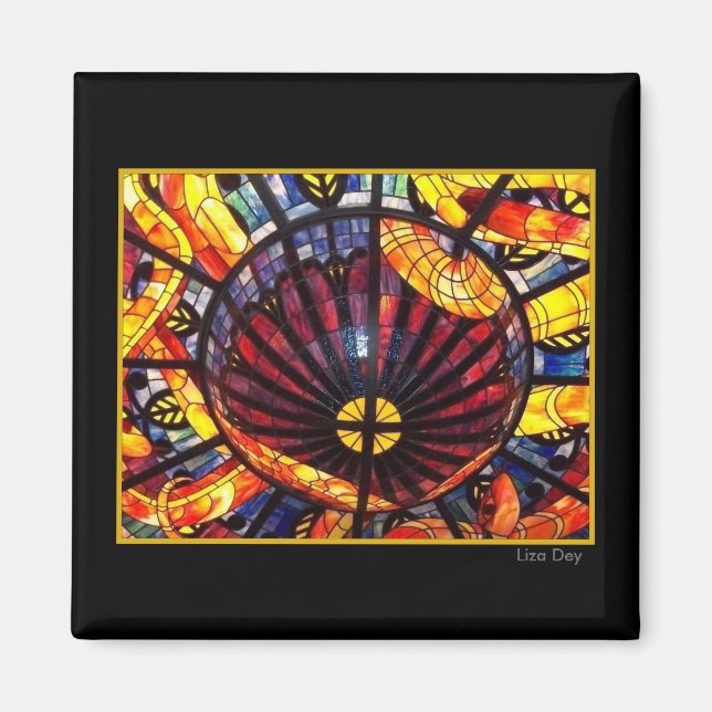 Magnet 'Festes Glas' (Vorne)