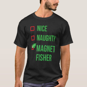 Magnet Fischer Lustige Pyjama Weihnachten T-Shirt
