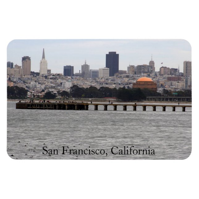 Magnet Flexi Premium de San Francisco Bay (Horizontal)