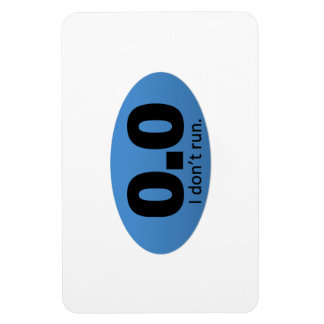 Magnet Flexible 0,0 Je ne cours pas.
