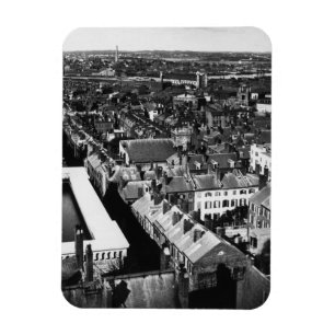 Magnet Flexible 1859 :  La ville de Boston, le Massachusetts