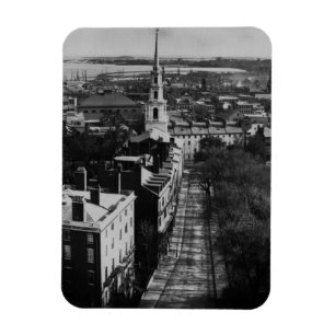 Magnet Flexible 1859 : Une vue de Boston de la Chambre d'état