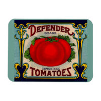 1910s Defender marque tomates étiquette