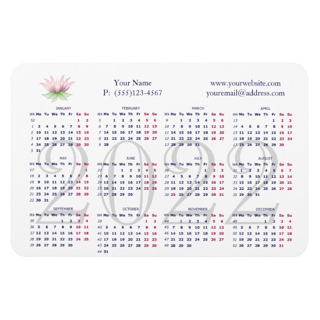 Magnet Flexible 2022 pour aimant commercial (Horizontal)