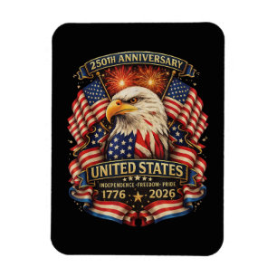 Magnet Flexible 250e anniversaire de l'indépendance des États-Unis