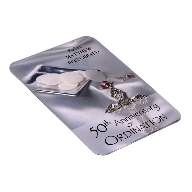 Magnet Flexible 50e personnalisation Nom de l'ordre Anniversaire C (Côté Droit)
