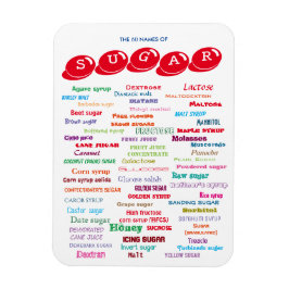 Magnet Flexible 60 Noms de l'aimant du sucre