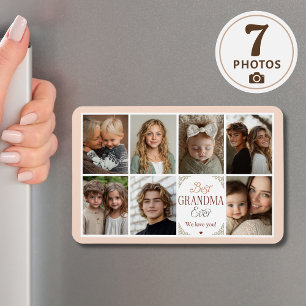 Magnet Flexible 7 Collage photo Meilleure grand-mère jamais