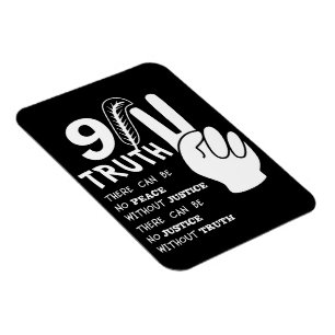 Magnet Flexible 9-11 vérité aucune paix sans justice