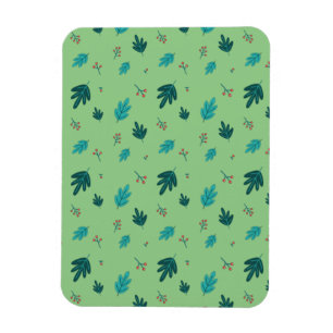 Magnet Flexible À feuillage persistant Tree Feuilles & Red Holly 