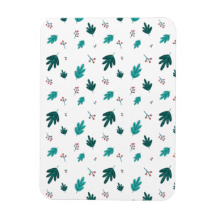 Magnet Flexible À feuillage persistant Tree Feuilles & Red Holly B
