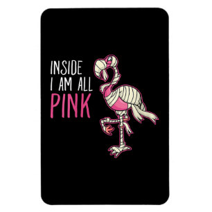 Magnet Flexible À L'Intérieur Je Suis Tout Flamant rose Rose   Fla