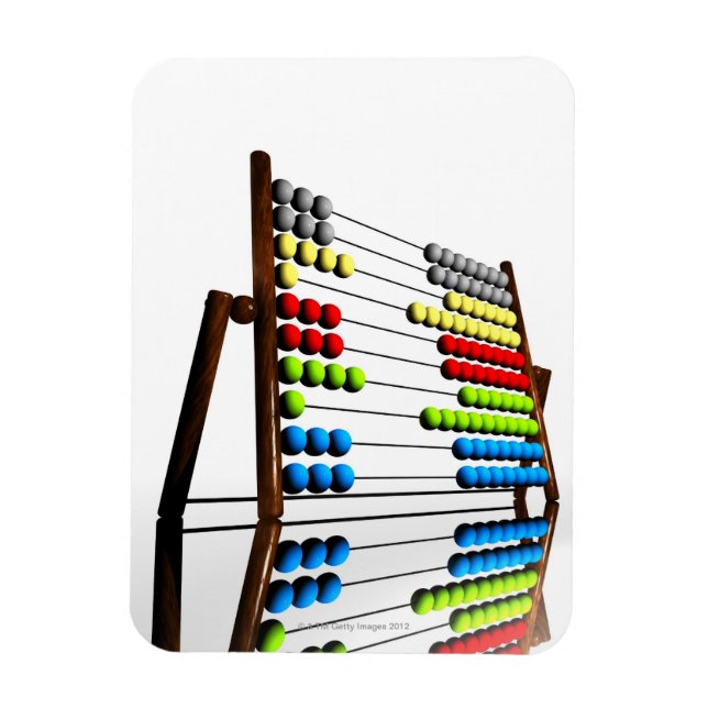 Magnet Flexible Abacus, oeuvre d'ordinateur. (Vertical)