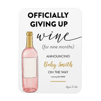 Magnet Flexible Abandonner officiellement la Faire-part de grosses