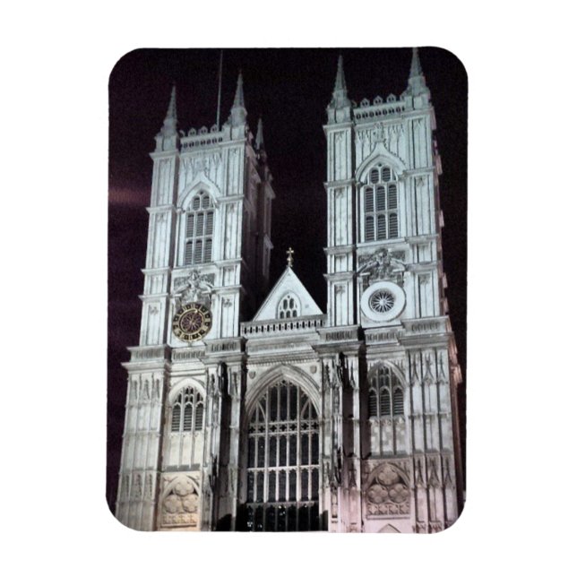 Magnet Flexible Abbaye de Westminster par nuit (Vertical)