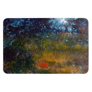 Magnet Flexible Abstrait, Mer de nuit.