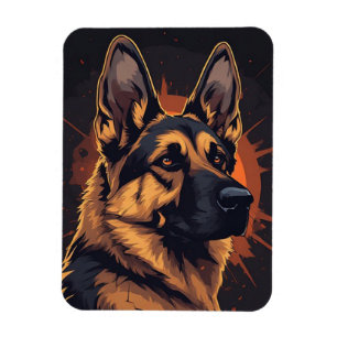 Magnet Flexible 🐕 Accessoires pour Berger Allemand pour les Amour