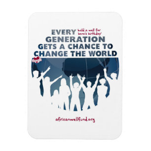 Magnet Flexible Achat d'un aimant pour l'anniversaire de la AWF Bo