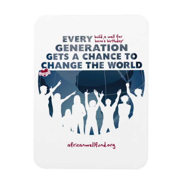 Magnet Flexible Achat d'un aimant pour l'anniversaire de la AWF Bo (Vertical)