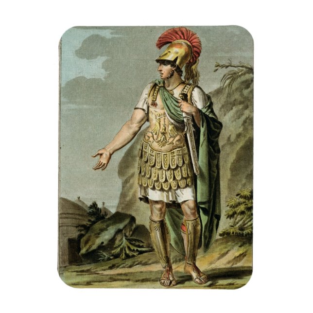 Magnet Flexible Achille en armure, costume pour 'Iphigénie en Auli (Vertical)