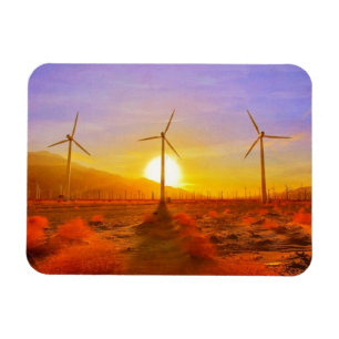 Magnet Flexible Actionné par le vent