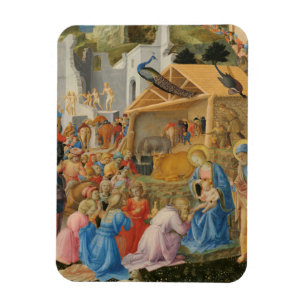 Magnet Flexible Adoration des Mages par Fra Angelico et Filippo 