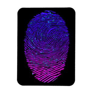 Magnet Flexible Aesthetic Neon Fingerprint Luminous Luminescent