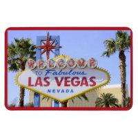 Affiche de bienvenue Rouge Nevada Las Vegas