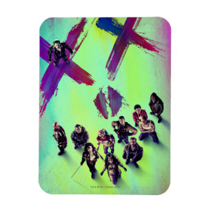 Magnet Flexible Affiche de groupe du peloton de suicide