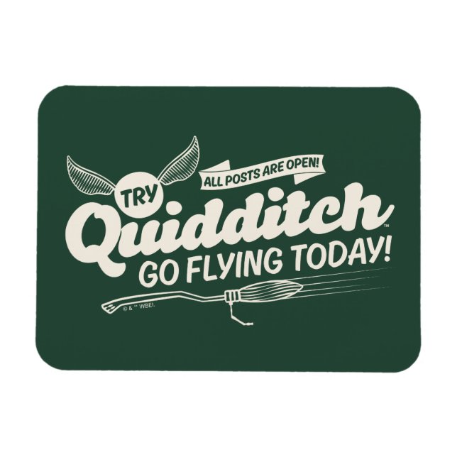 Magnet Flexible Affiche de recrutement de QUIDDITCH™ (Horizontal)