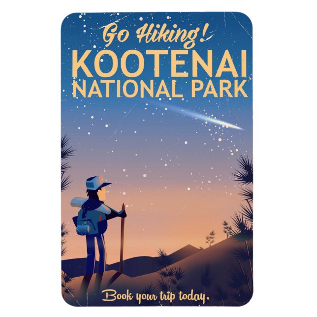 Magnet Flexible affiche de voyage du Randonnée du parc national Ko (Vertical)