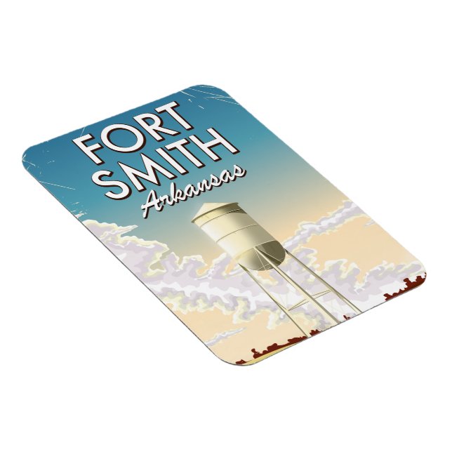 Magnet Flexible Affiche de voyage Fort Smith Arkansas (Côté Droit)