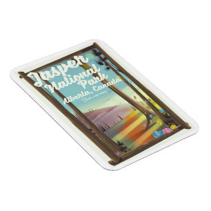 Magnet Flexible Affiche de voyage Parc national Jasper, Canada