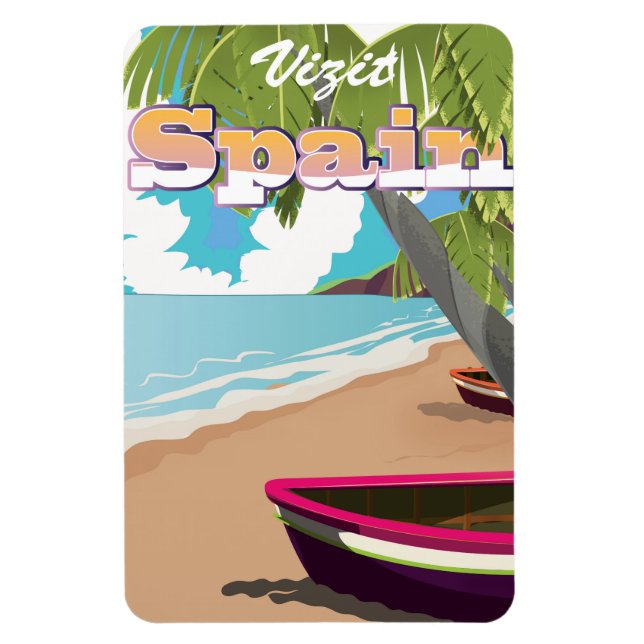 Magnet Flexible Affiche de voyage Visitez l'Espagne (Vertical)