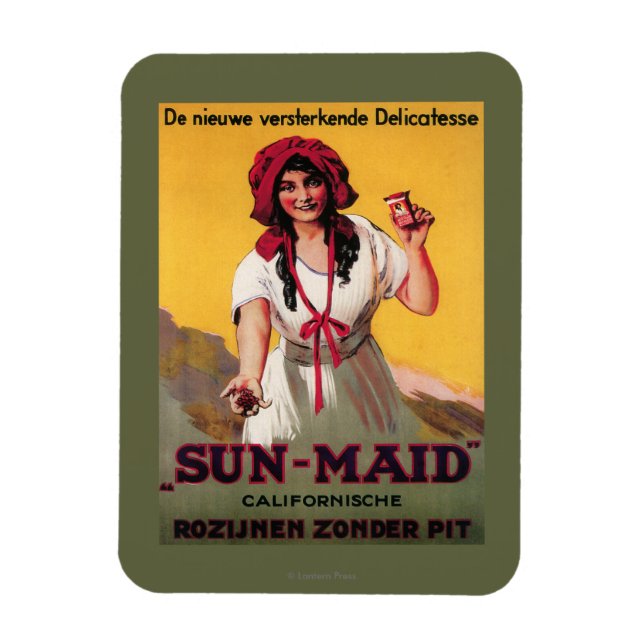 Magnet Flexible Affiche Sun-Maid California Raisin (Vertical)