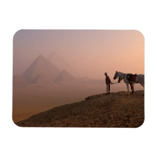 Magnet Flexible Afrique, Égypte, Le Caire, Giza, pyramides de Giza