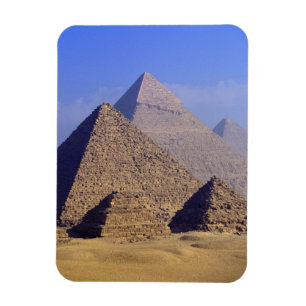 Magnet Flexible Afrique, Égypte, Le Caire, Gizeh. Grandes pyramide