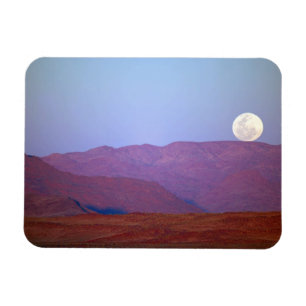 Magnet Flexible Afrique, Namibie, Sossusvlei. Une pleine lune repo