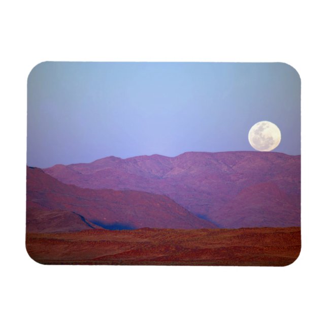 Magnet Flexible Afrique, Namibie, Sossusvlei. Une pleine lune repo (Horizontal)