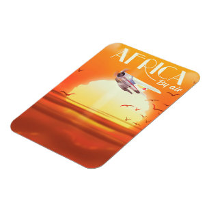 Magnet Flexible Afrique par avion