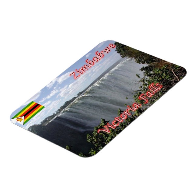 Magnet Flexible Afrique - Zimbabwe - Chutes Victoria (Côté Gauche)