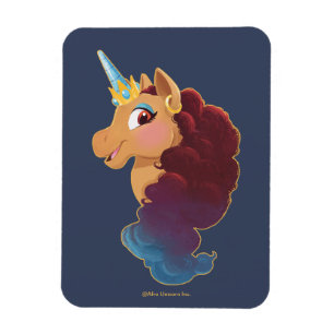 Magnet Flexible Afro Unicorn   Divine la licorne