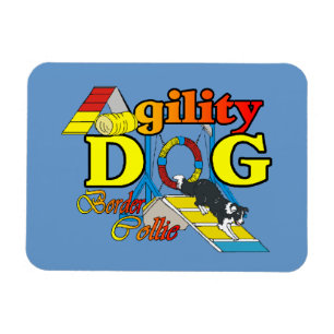 Magnet Flexible Agilité de border collie