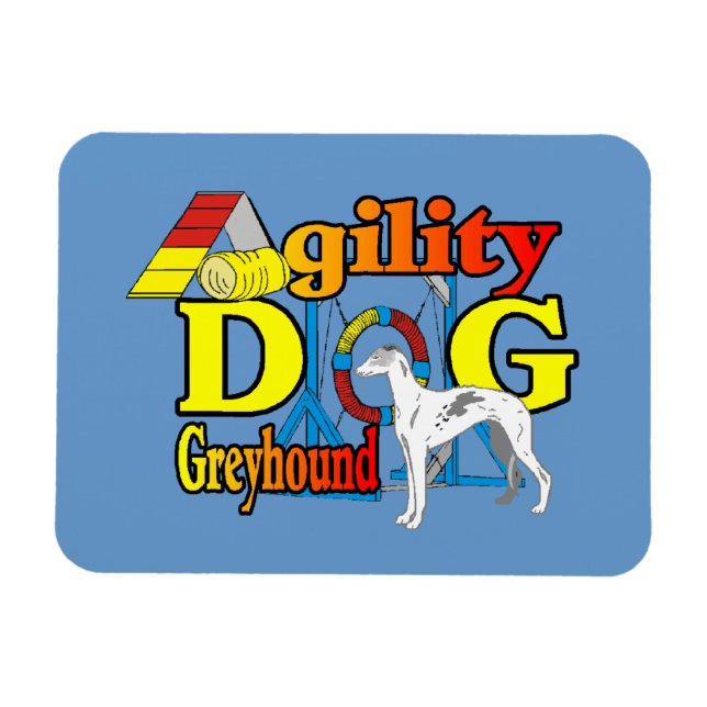 Magnet Flexible Agilité Greyhound (Horizontal)