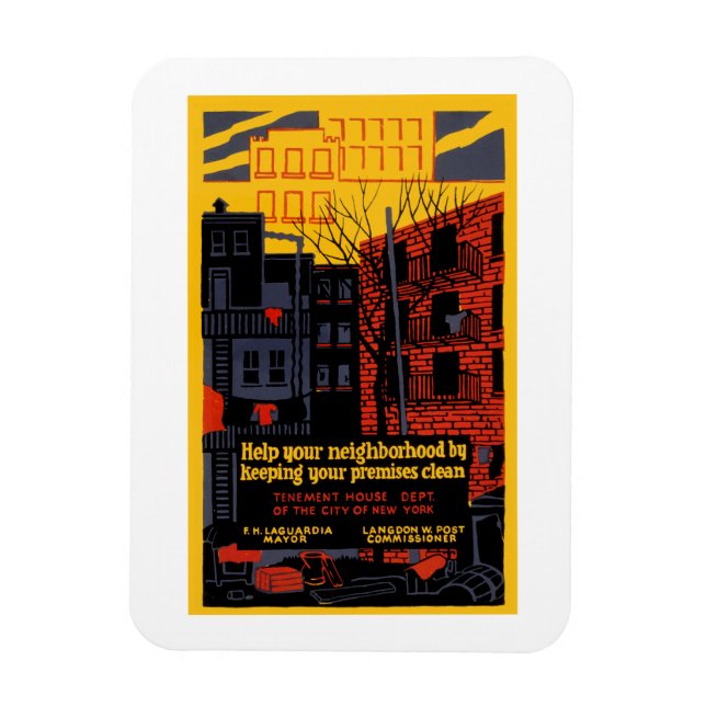 Magnet Flexible Aidez votre quartier (Vertical)