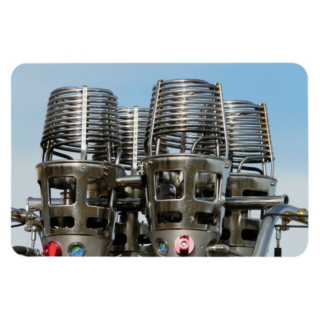 Magnet Flexible Aimant à combustion de ballons à air chaud (Horizontal)