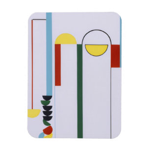 Magnet Flexible Aimant Abstrait Poulie – Design Coloré