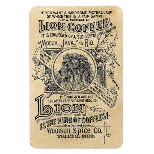 Magnet Flexible Aimant au café Lion